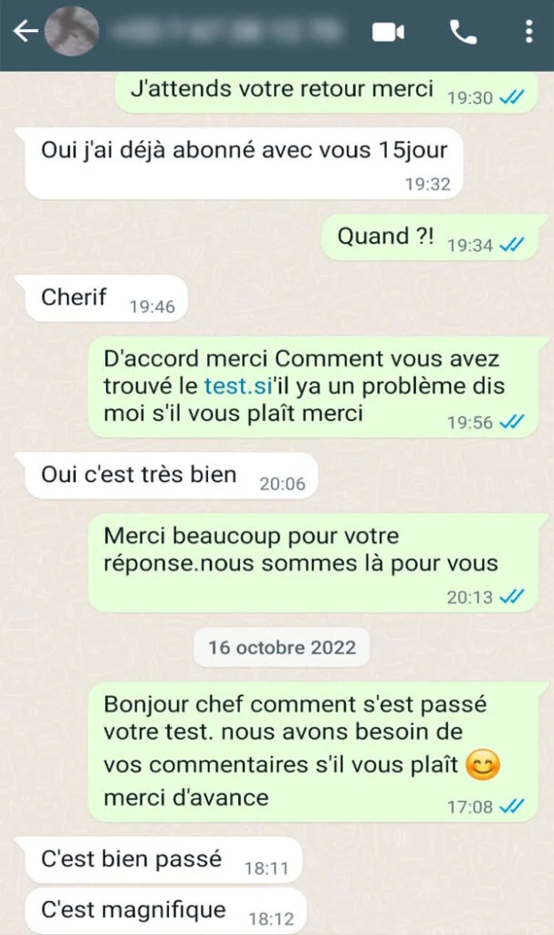 Témoignage client Meilleur Site IPTV